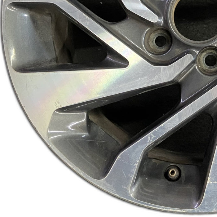 16" CIVIC 16 16x7 alloy gray inlay Sdn Original OEM Wheel Rim - Back View