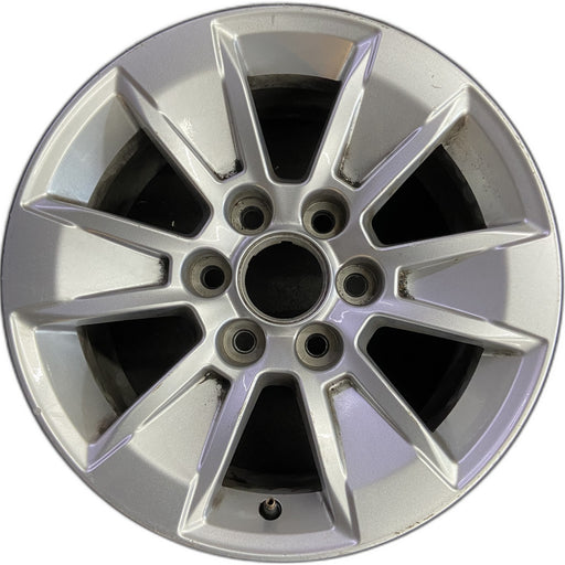 17" SIERRA 1500 PICKUP 19 , 17x8, alloy Original OEM Wheel Rim - Front View
