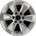 17" SIERRA 1500 PICKUP 19 , 17x8, alloy Original OEM Wheel Rim - Front View