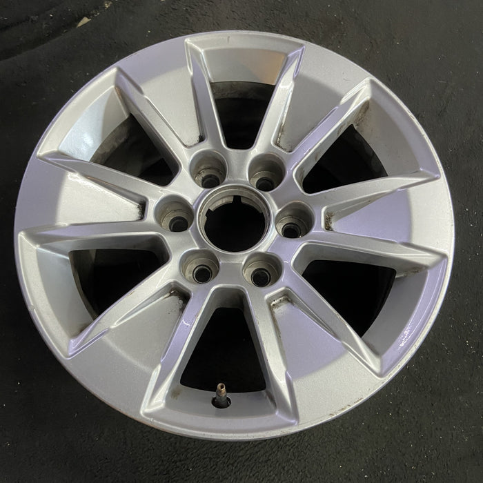 17" SIERRA 1500 PICKUP 19 , 17x8, alloy Original OEM Wheel Rim - Side Profile