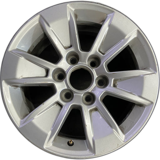 17" SIERRA 1500 PICKUP 19 , 17x8, alloy Original OEM Wheel Rim - Front View