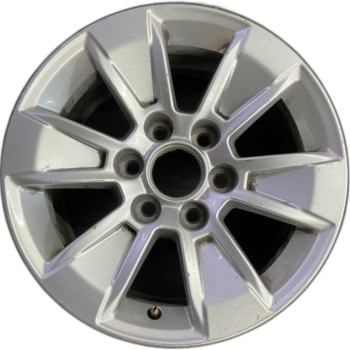 17" SIERRA 1500 PICKUP 19 , 17x8, alloy Original OEM Wheel Rim - Front View
