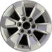 17" SIERRA 1500 PICKUP 19 , 17x8, alloy Original OEM Wheel Rim - Front View