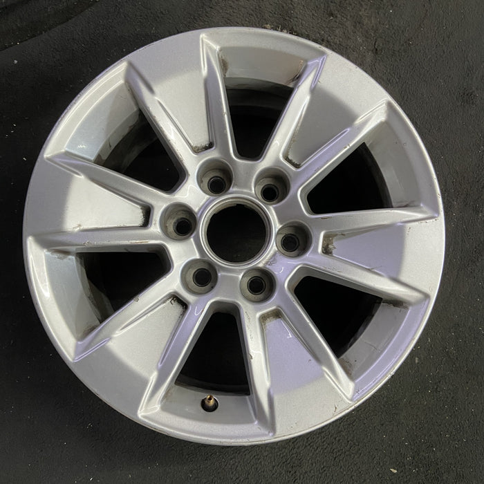 17" SIERRA 1500 PICKUP 19 , 17x8, alloy Original OEM Wheel Rim - Angle View