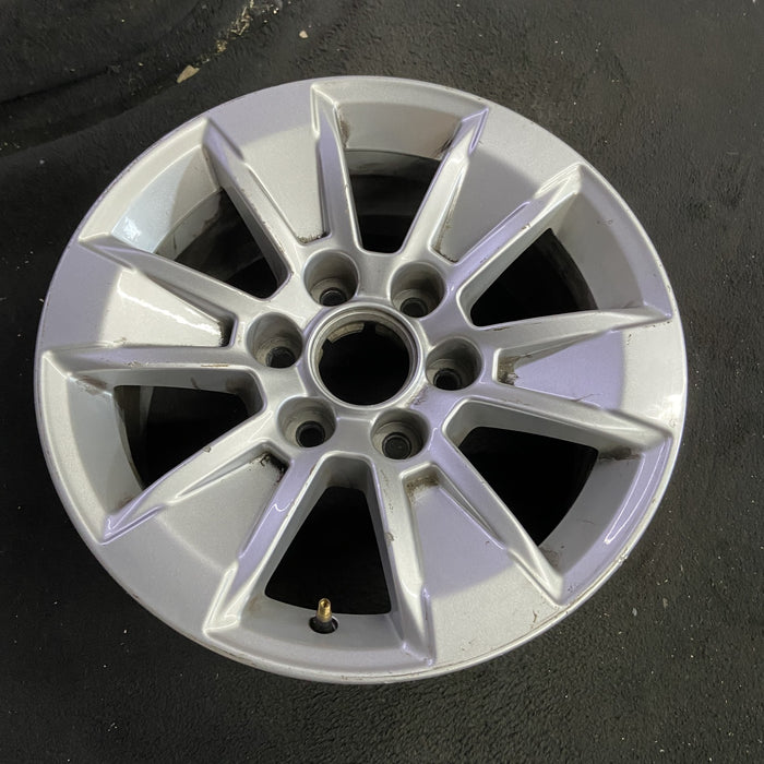 17" SIERRA 1500 PICKUP 19 , 17x8, alloy Original OEM Wheel Rim - Side Profile
