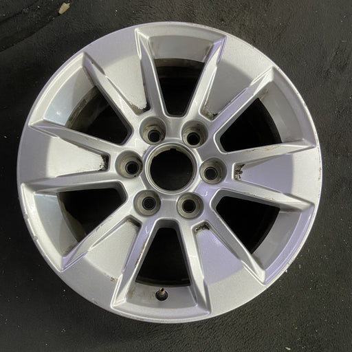 17" SIERRA 1500 PICKUP 19 , 17x8, alloy Original OEM Wheel Rim - Angle View