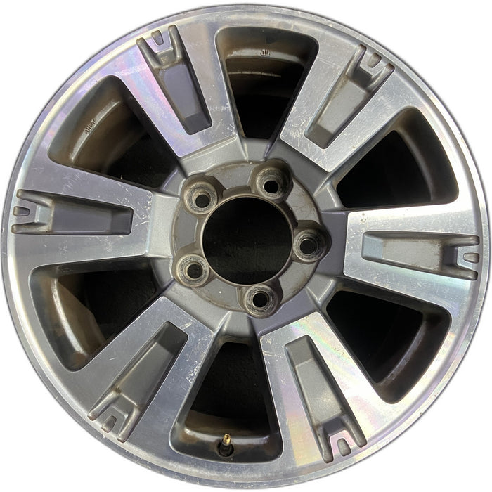 20" TUNDRA 18-21 20x8 , 6 spoke, exposed lug nuts, gray inlay Original OEM - Front View