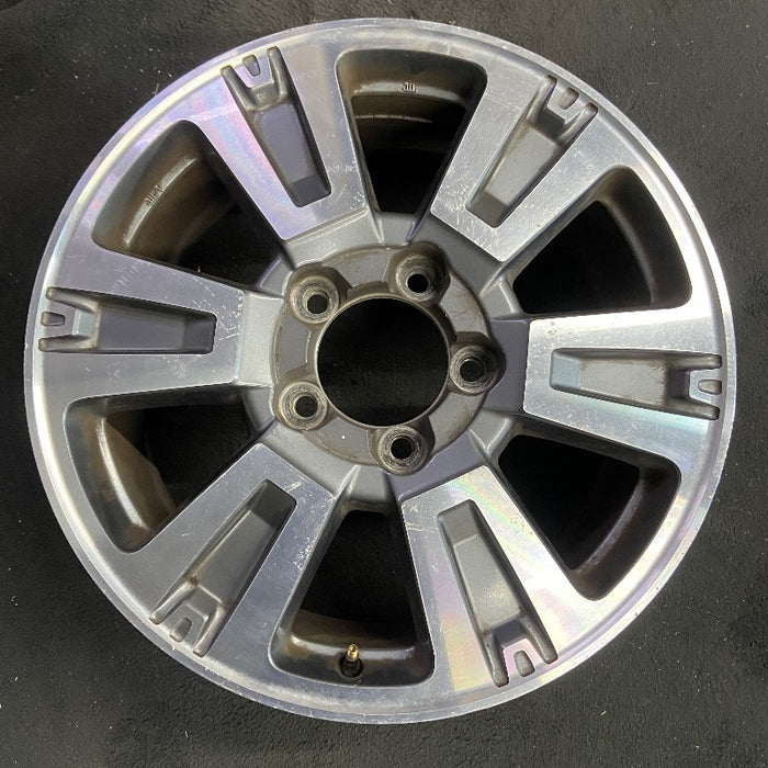 20" TUNDRA 18-21 20x8 alloy 6 spoke exposed lug nuts gray inlay Original OEM - Front View