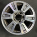 20" TUNDRA 18-21 20x8 alloy 6 spoke exposed lug nuts gray inlay Original OEM - Front View