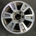 20" TUNDRA 18-21 20x8 , 6 spoke, exposed lug nuts, gray inlay Original OEM - Angle View