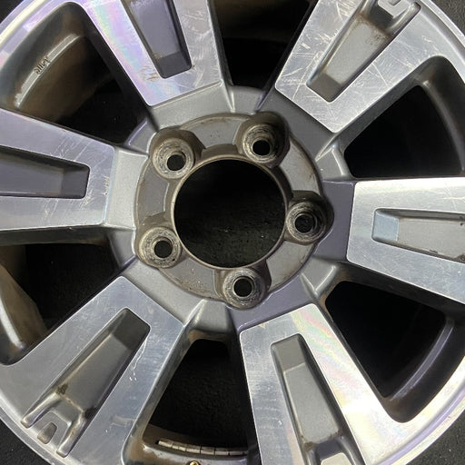 20" TUNDRA 18-21 20x8 alloy 6 spoke exposed lug nuts gray inlay Original OEM - Angle View