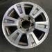 20" TUNDRA 18-21 20x8 , 6 spoke, exposed lug nuts, gray inlay Original OEM - Angle View
