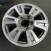 20" TUNDRA 18-21 20x8 , 6 spoke, exposed lug nuts, gray inlay Original OEM - Side Profile