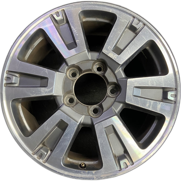 20" TUNDRA 18-21 20x8 , 6 spoke, exposed lug nuts, gray inlay Original OEM - Front View