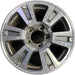 20" TUNDRA 18-21 20x8 , 6 spoke, exposed lug nuts, gray inlay Original OEM - Front View