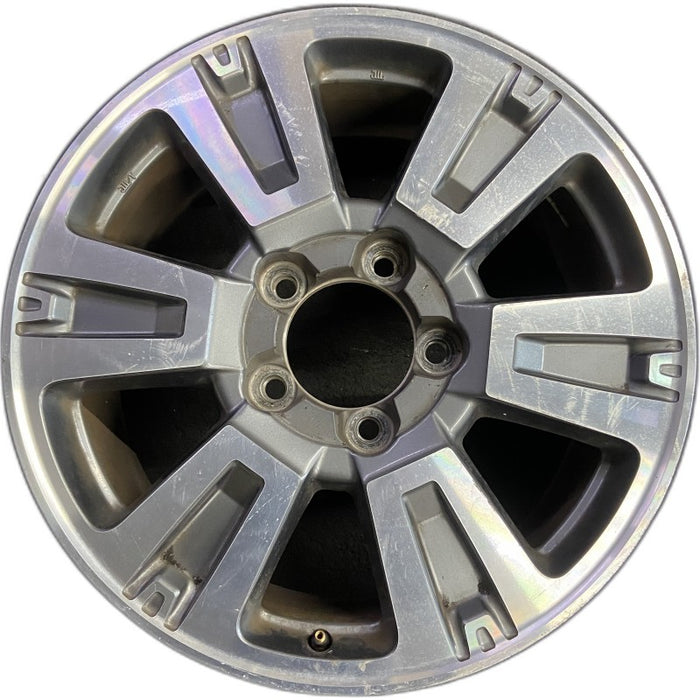 20" TUNDRA 18-21 20x8 alloy 6 spoke exposed lug nuts gray inlay Original OEM - Front View