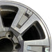 20" TUNDRA 18-21 20x8 alloy 6 spoke exposed lug nuts gray inlay Original OEM - Side Profile