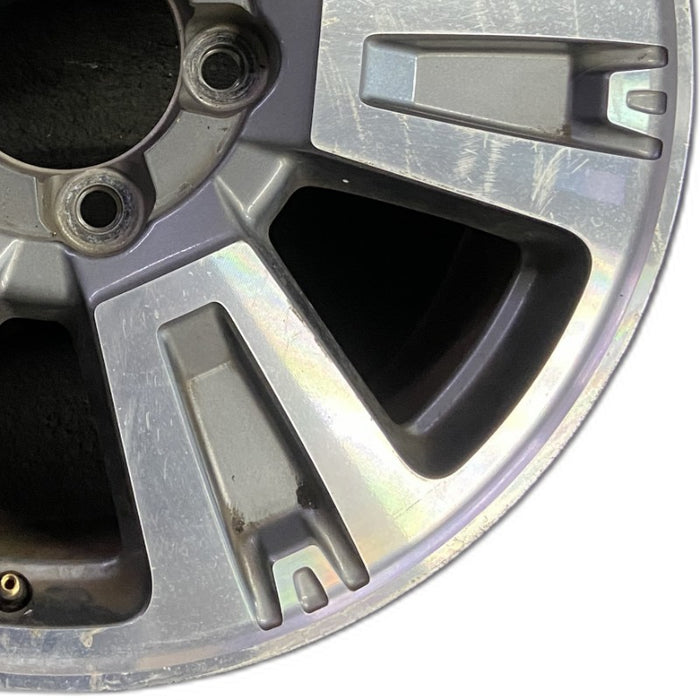 20" TUNDRA 18-21 20x8 alloy 6 spoke exposed lug nuts gray inlay Original OEM - Close-Up Detail