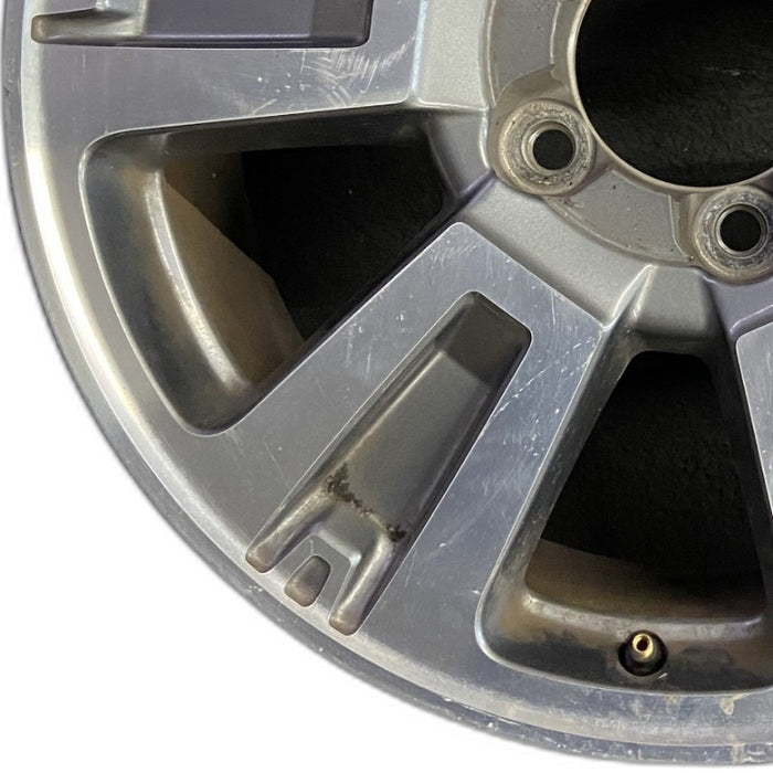 20" TUNDRA 18-21 20x8 alloy 6 spoke exposed lug nuts gray inlay Original OEM - Back View