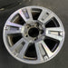 20" TUNDRA 18-21 20x8 , 6 spoke, exposed lug nuts, gray inlay Original OEM - Side Profile