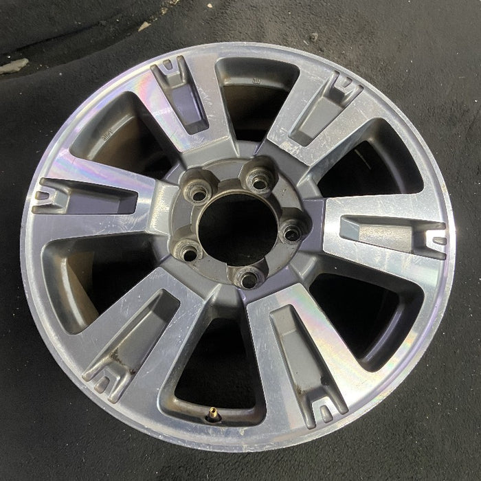 20" TUNDRA 18-21 20x8 alloy 6 spoke exposed lug nuts gray inlay Original OEM - View 7