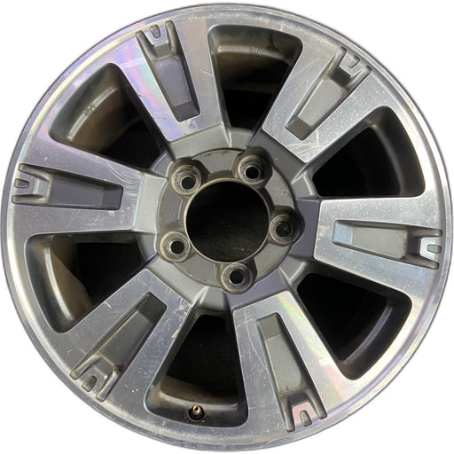 20" TUNDRA 18-21 20x8 alloy 6 spoke exposed lug nuts gray inlay Original OEM - Front View