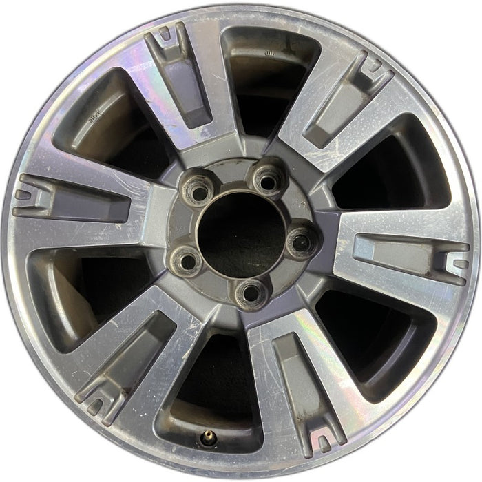 20" TUNDRA 18-21 20x8 alloy 6 spoke exposed lug nuts gray inlay Original OEM - Front View