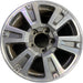 20" TUNDRA 18-21 20x8 alloy 6 spoke exposed lug nuts gray inlay Original OEM - Front View