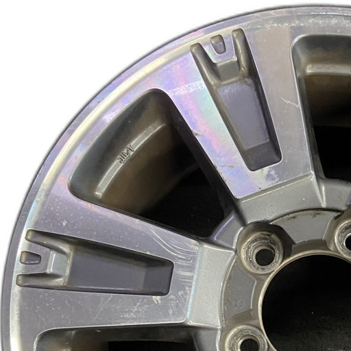 20" TUNDRA 18-21 20x8 alloy 6 spoke exposed lug nuts gray inlay Original OEM - Angle View