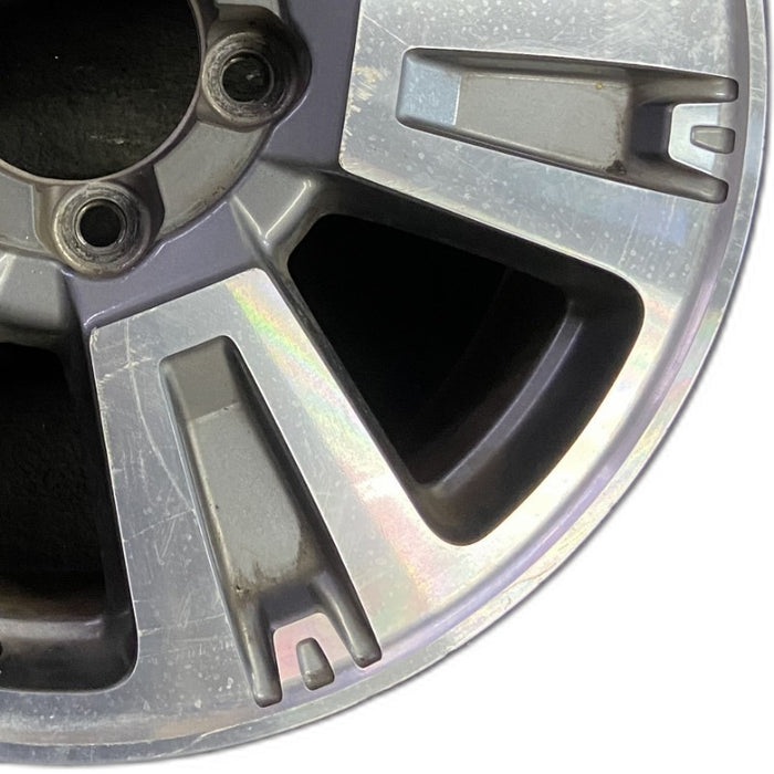 20" TUNDRA 18-21 20x8 alloy 6 spoke exposed lug nuts gray inlay Original OEM - Close-Up Detail