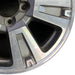 20" TUNDRA 18-21 20x8 alloy 6 spoke exposed lug nuts gray inlay Original OEM - Close-Up Detail