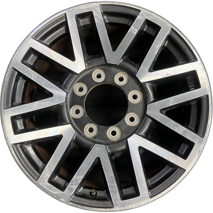 20" FORD F250SD PICKUP 17 20x8 , 16 spoke, , , dark gray pockets Original OEM - Front View