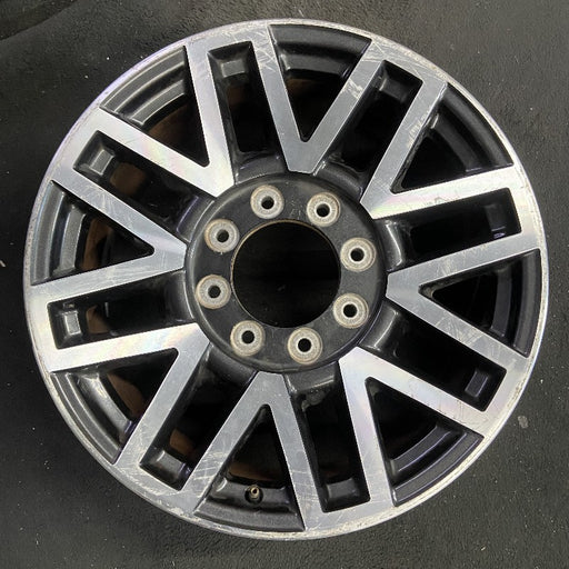 20" FORD F250SD PICKUP 17 20x8 aluminum TPMS 16 spoke 8 split spoke machined - Front View