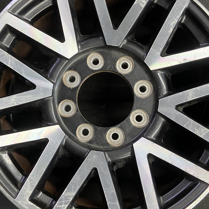 20" FORD F250SD PICKUP 17 20x8 aluminum TPMS 16 spoke 8 split spoke machined - Angle View