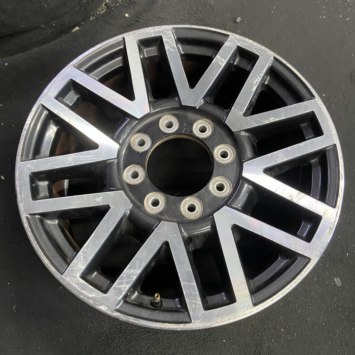 20" FORD F250SD PICKUP 17 20x8 , 16 spoke, , , dark gray pockets Original OEM - Side Profile