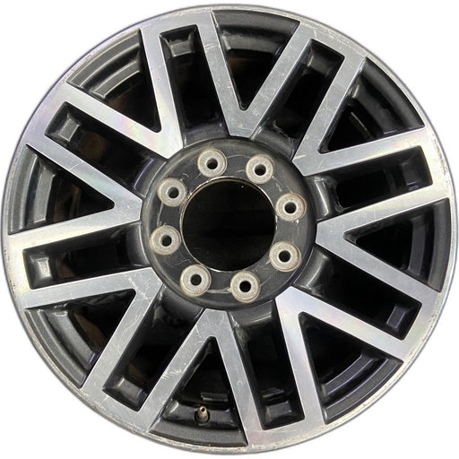 20" FORD F250SD PICKUP 17 20x8 aluminum TPMS 16 spoke 8 split spoke machined - Front View