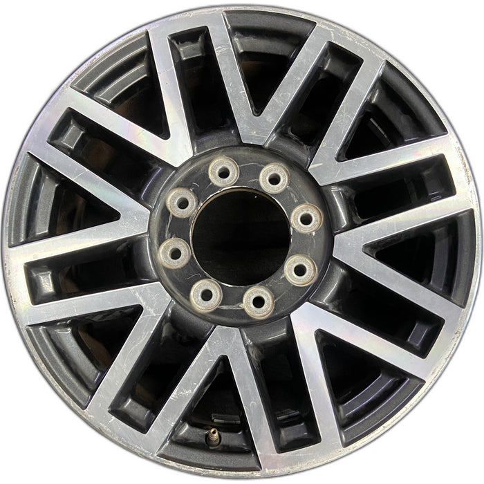 20" FORD F250SD PICKUP 17 20x8 , 16 spoke, , , dark gray pockets Original OEM - Front View