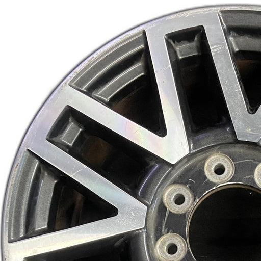 20" FORD F250SD PICKUP 17 20x8 aluminum TPMS 16 spoke 8 split spoke machined - Angle View