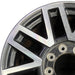 20" FORD F250SD PICKUP 17 20x8 aluminum TPMS 16 spoke 8 split spoke machined - Angle View