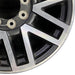 20" FORD F250SD PICKUP 17 20x8 aluminum TPMS 16 spoke 8 split spoke machined - Close-Up Detail