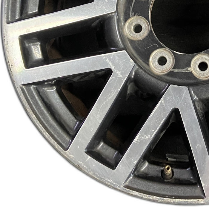 20" FORD F250SD PICKUP 17 20x8 aluminum TPMS 16 spoke 8 split spoke machined - Back View