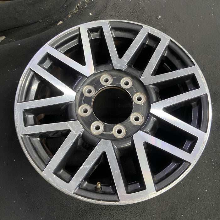 20" FORD F250SD PICKUP 17 20x8 , 16 spoke, , , dark gray pockets Original OEM - Side Profile