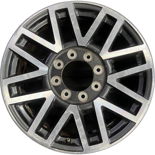 20" FORD F250SD PICKUP 17 20x8 aluminum TPMS 16 spoke 8 split spoke machined - Front View