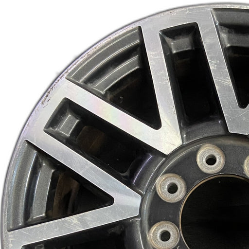 20" FORD F250SD PICKUP 17 20x8 aluminum TPMS 16 spoke 8 split spoke machined - Angle View