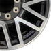 20" FORD F250SD PICKUP 17 20x8 aluminum TPMS 16 spoke 8 split spoke machined - Close-Up Detail