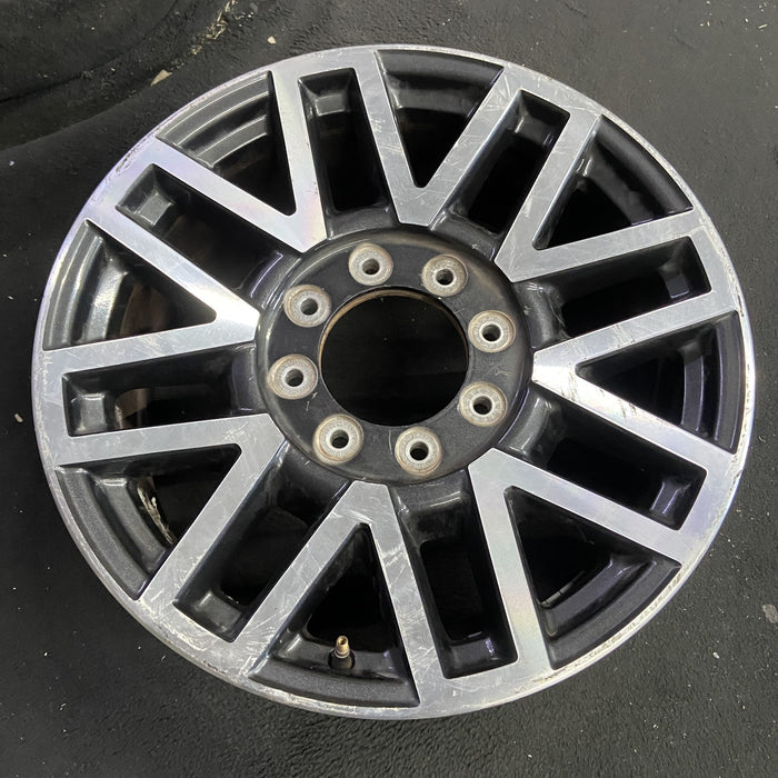 20" FORD F250SD PICKUP 17 20x8 , 16 spoke, , , dark gray pockets Original OEM - Side Profile