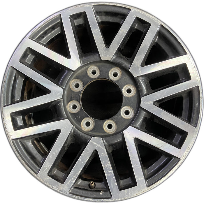 20" FORD F250SD PICKUP 17 20x8 , 16 spoke, , , dark gray pockets Original OEM - Front View