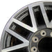 20" FORD F250SD PICKUP 17 20x8 aluminum TPMS 16 spoke 8 split spoke machined - Angle View