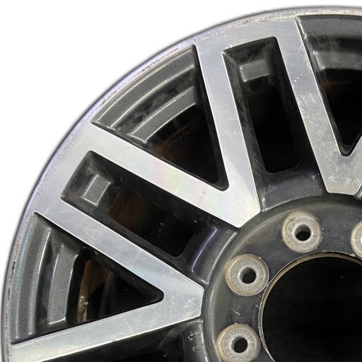 20" FORD F250SD PICKUP 17 20x8 aluminum TPMS 16 spoke 8 split spoke machined - Angle View
