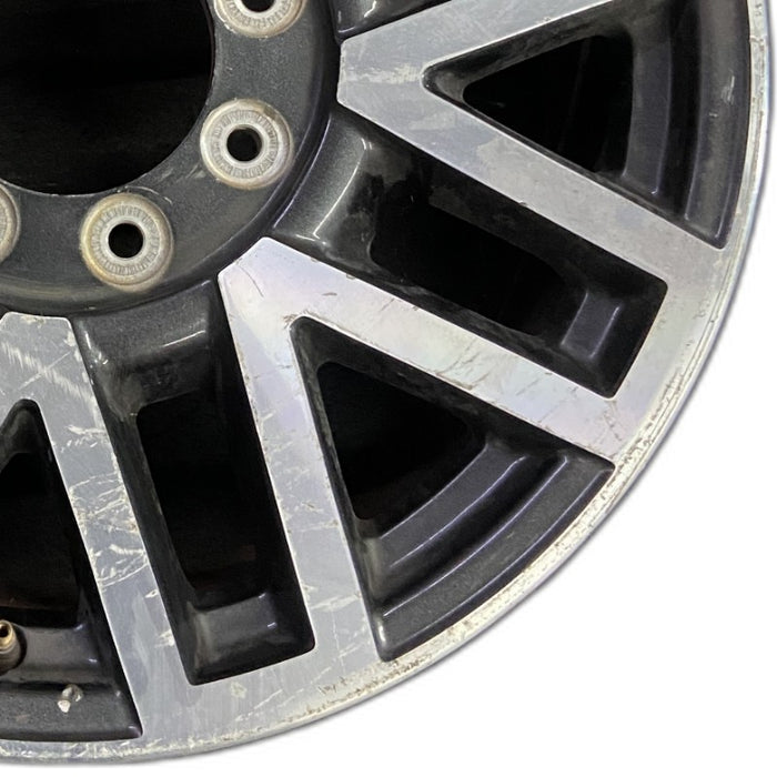 20" FORD F250SD PICKUP 17 20x8 aluminum TPMS 16 spoke 8 split spoke machined - Close-Up Detail